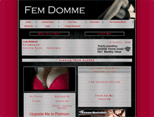 Tablet Screenshot of goddessrebecca.femdommesociety.com