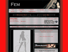 Tablet Screenshot of mistressnadya.femdommesociety.com