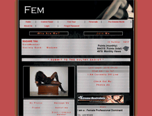 Tablet Screenshot of madametina.femdommesociety.com