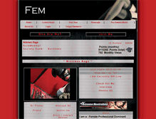 Tablet Screenshot of mistressrage.femdommesociety.com