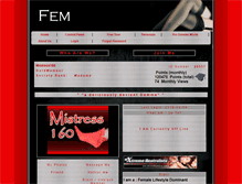 Tablet Screenshot of mistress160.femdommesociety.com